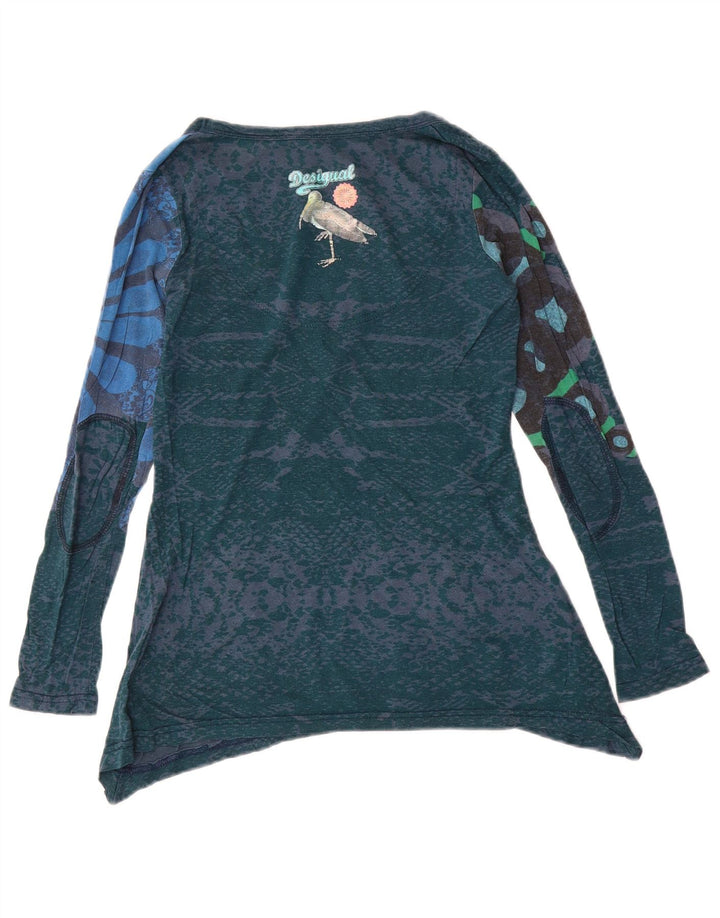 Desigual Blusa para mujer Top UK 10 Small Viscosa floral multicolor