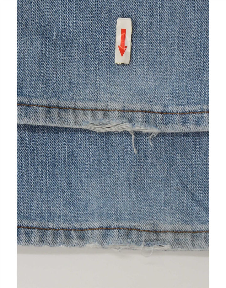 Wrangler Vaqueros rectos elásticos Texas para hombre W38 L32 Algodón azul