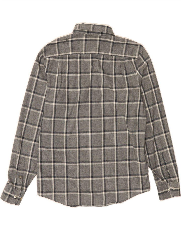 PENGUIN Mens Heritage Slim Fit Shirt Large Grey Check Vintage Penguin and Second-Hand Penguin from Messina Hembry 