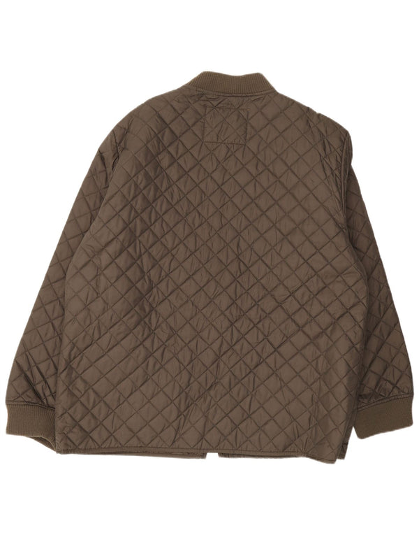 Timberland Chaqueta acolchada para hombre UK 44 2XL Caqui Nylon