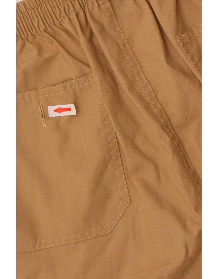 Pantalones cortos casuales para hombre Leader W32 Poliéster beige medio