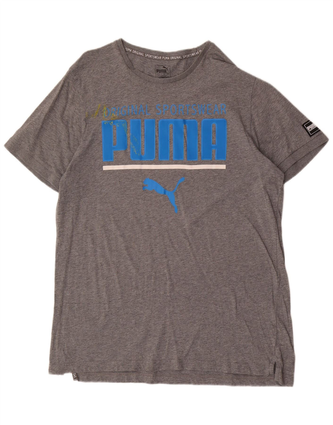 PUMA Camiseta gráfica para hombre Top XL Gris