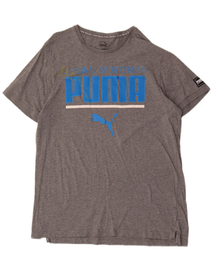 PUMA Camiseta gráfica para hombre Top XL Gris