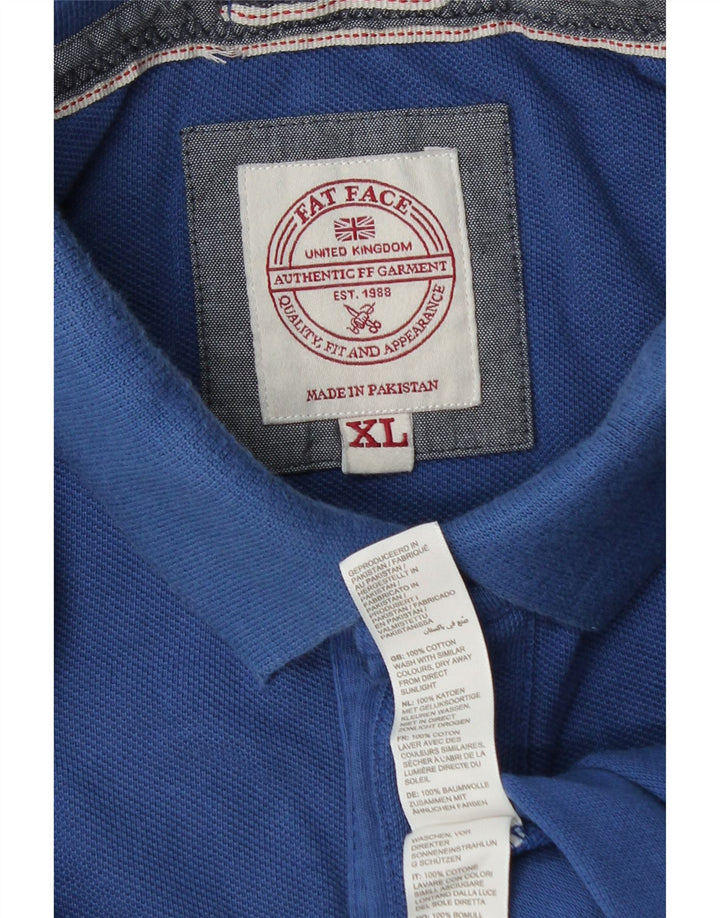 Polo para hombre Fat Face XL Algodón azul