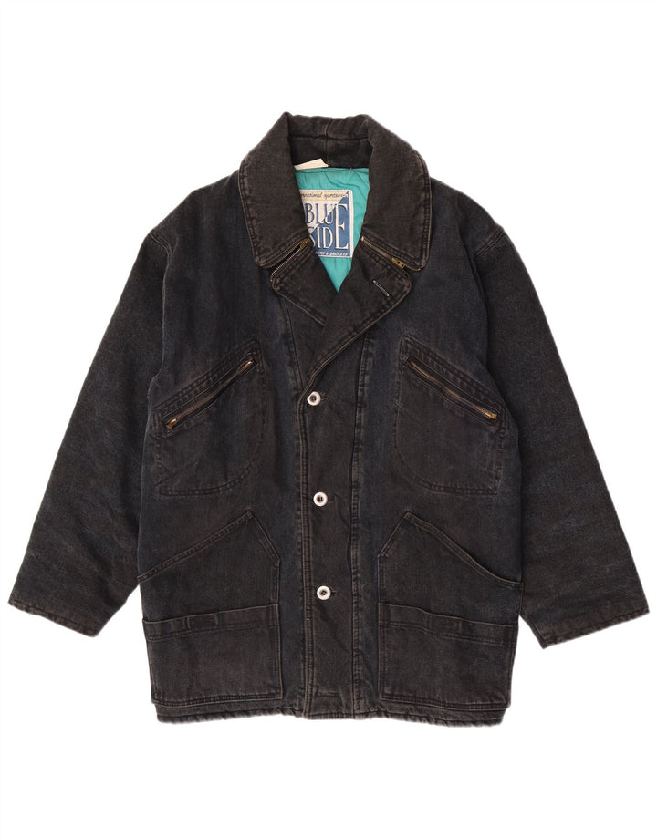 Chaqueta vaquera para hombre Blue Side UK 40 Large Black