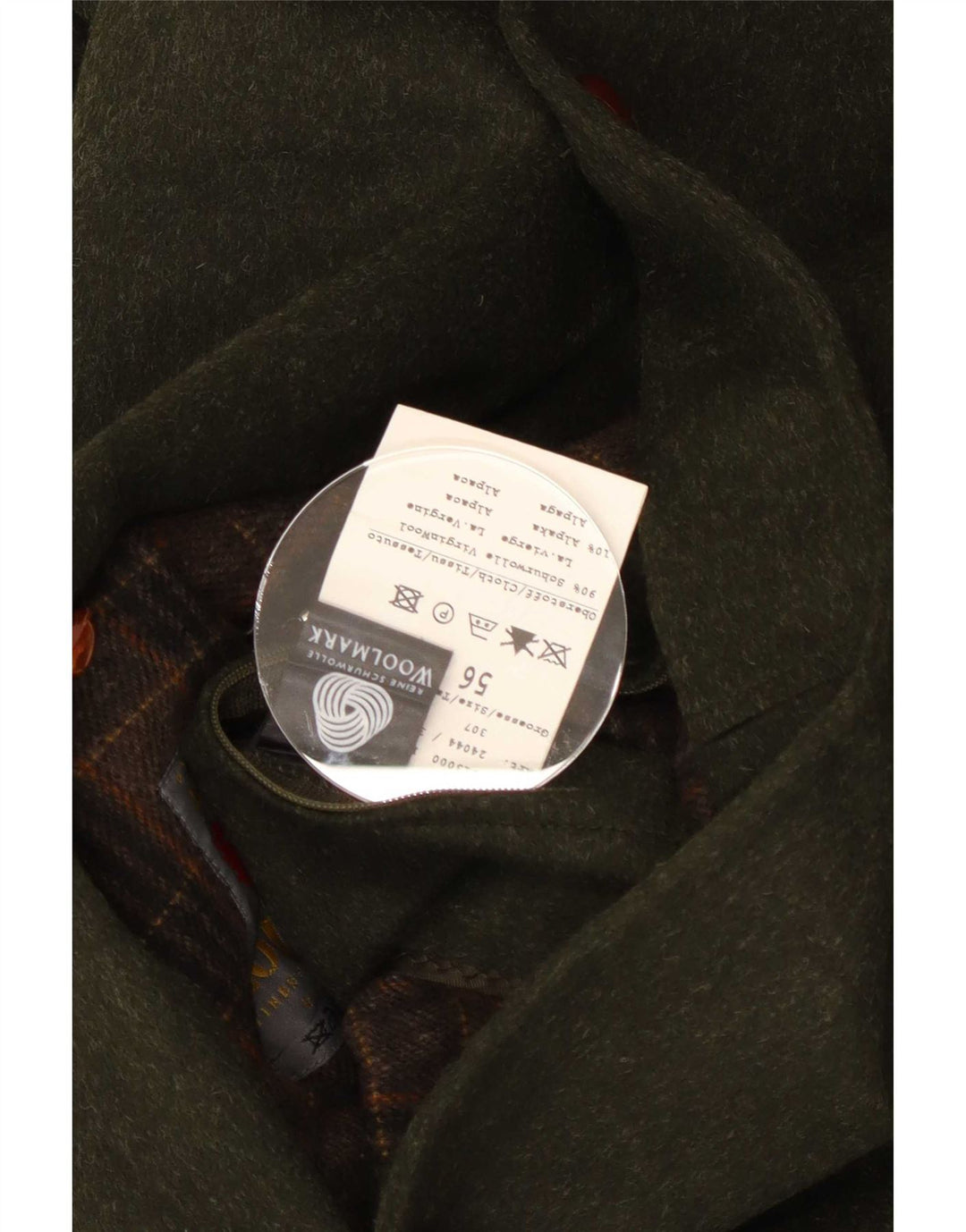 Abrigo Lord para hombre IT 56 3XL Lana verde