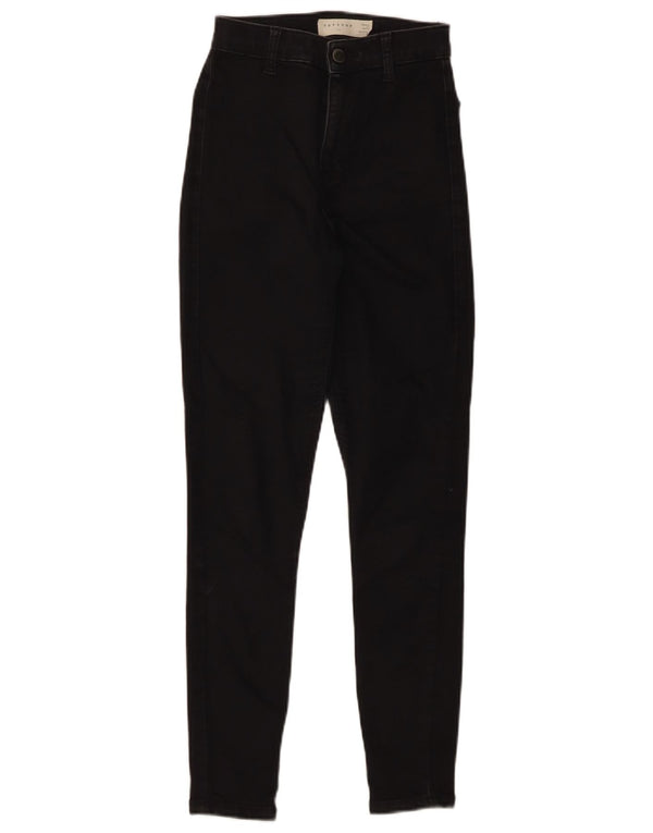 Vaqueros ajustados Joni para mujer de Topshop W25 L26 Algodón negro