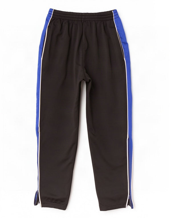 Reebok Pantalones De Chándal Gráficos Para Hombre Pequeños Poliéster Color Block Negro