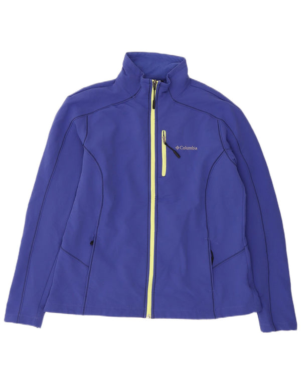 Columbia Chaqueta de chándal para mujer ES 40 XL Poliéster azul