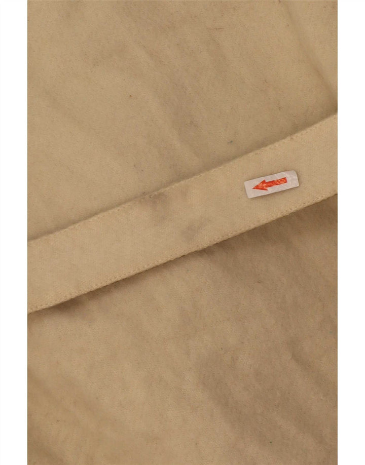 Abrigo reversible vintage para mujer IT 42 Algodón beige medio