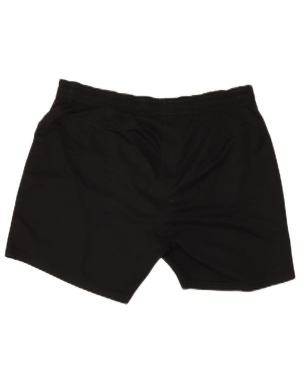 Nike - Pantalones cortos deportivos para hombre, talla pequeña, poliéster negro