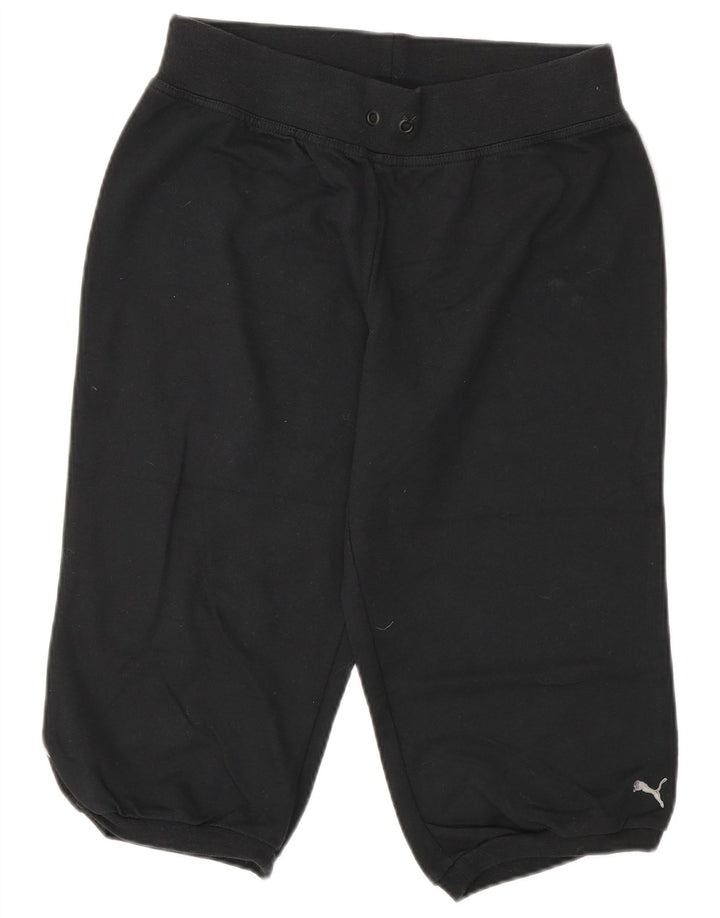 Puma Bermudas deportivas para mujer, talla 10, color negro