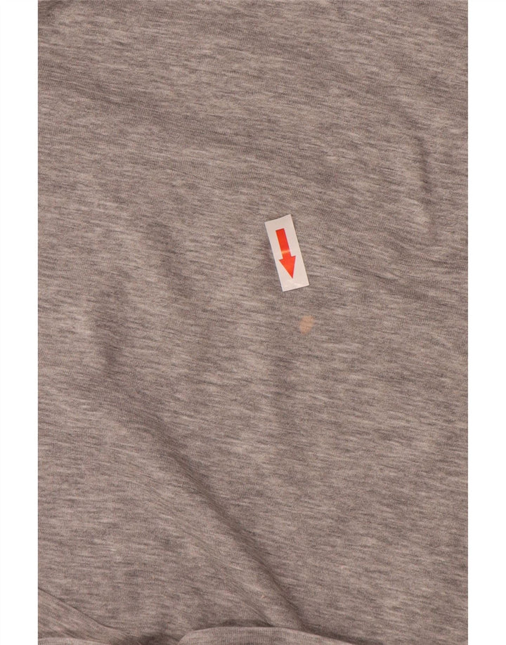 Nike - Camiseta gráfica para hombre, talla pequeña, algodón gris