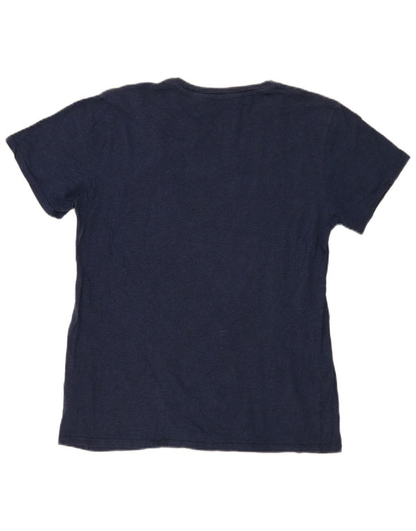 Levi's Camiseta gráfica para hombre Top grande de algodón azul marino