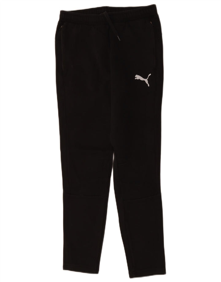 PUMA Pantalones de chándal para mujer UK 8 Small Black Cotton