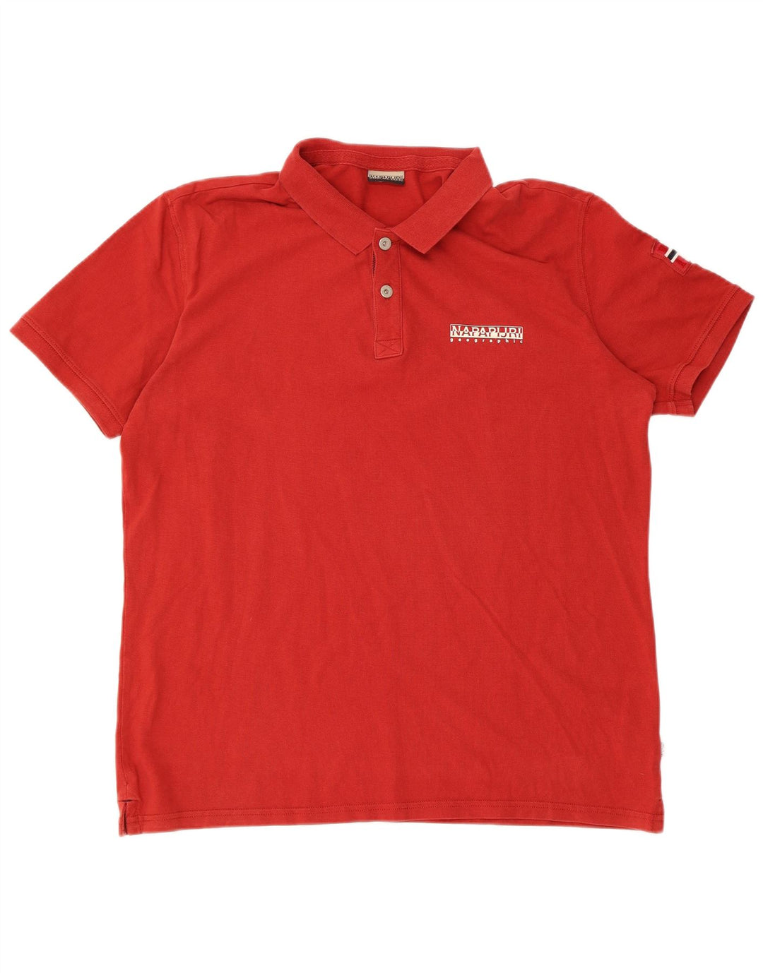 NAPAPIJRI Polo para hombre 2XL Algodón rojo