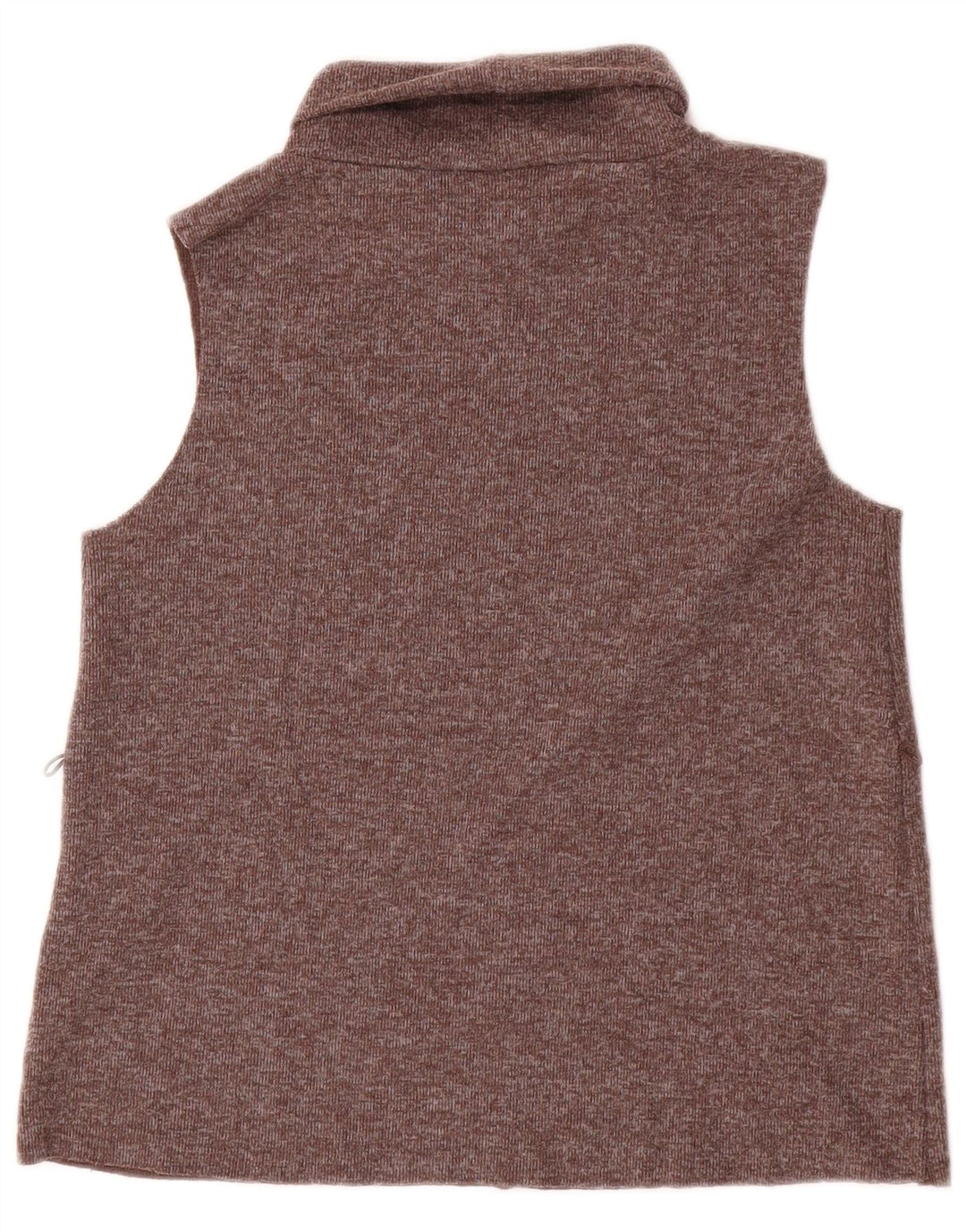 ZARA Womens Vest Tank Top UK 12 Medium Brown Polyester