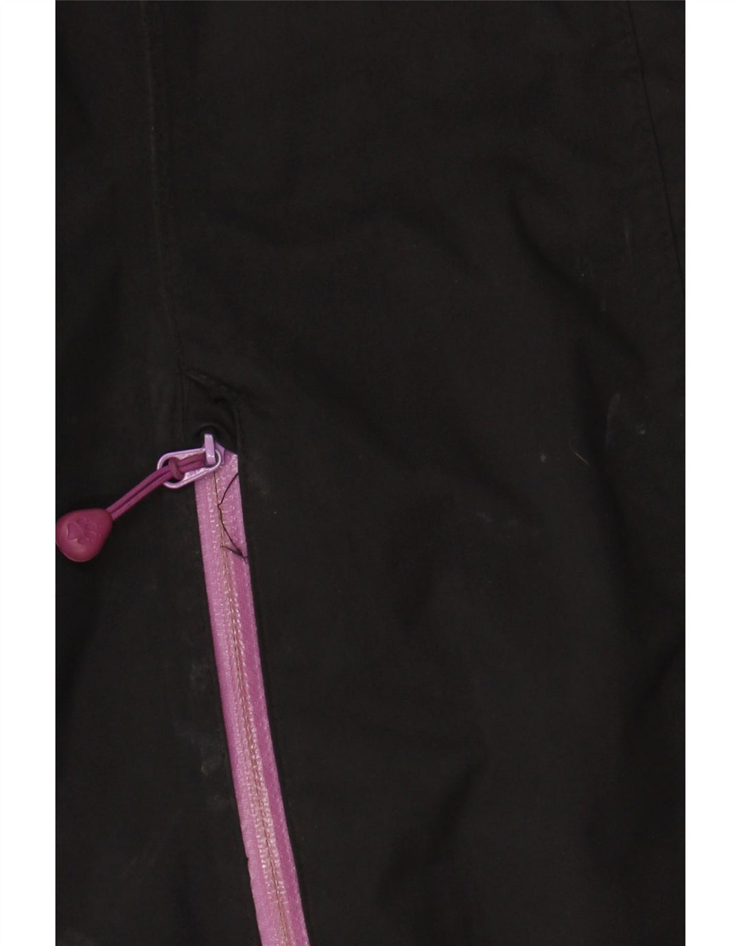 JACK WOLFSKIN Chaqueta impermeable para mujer UK 10 Small Black Polyamide