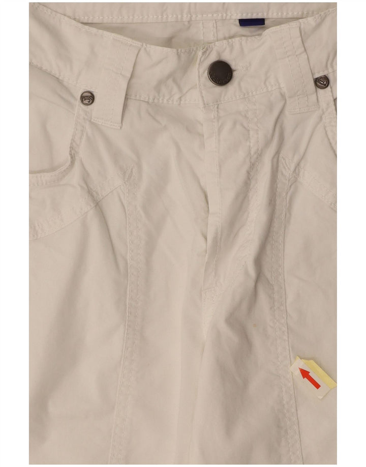 JECKERSON Bermudas informales para mujer W31 Algodón blanco mediano