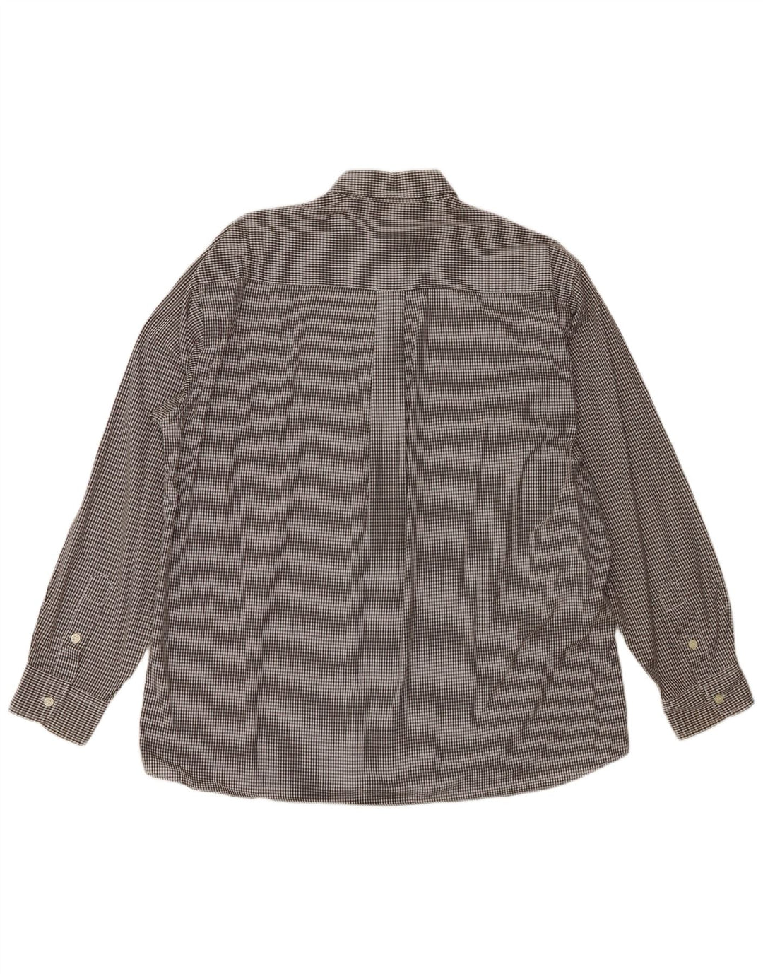 Rifle Camisa Hombre XL Algodón Cuadros Negro