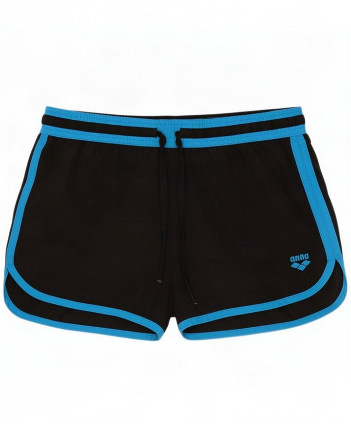 Pantalones cortos deportivos Arena para mujer UK 40 Pequeño Poliéster negro