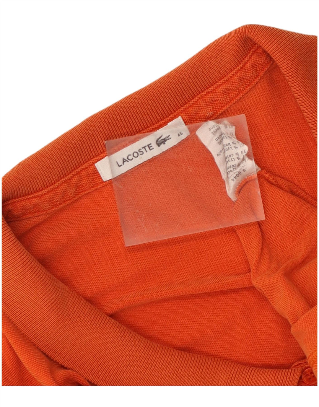 Polo Lacoste Mujer Talla 46 XL Naranja Lyocell