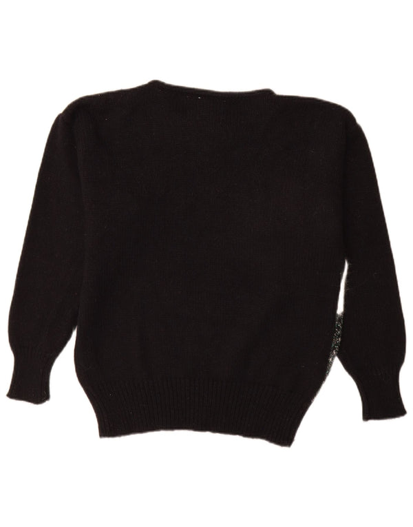 Nuova Moda Jersey con cuello barco para mujer EU 40 Medium Black Colourblock