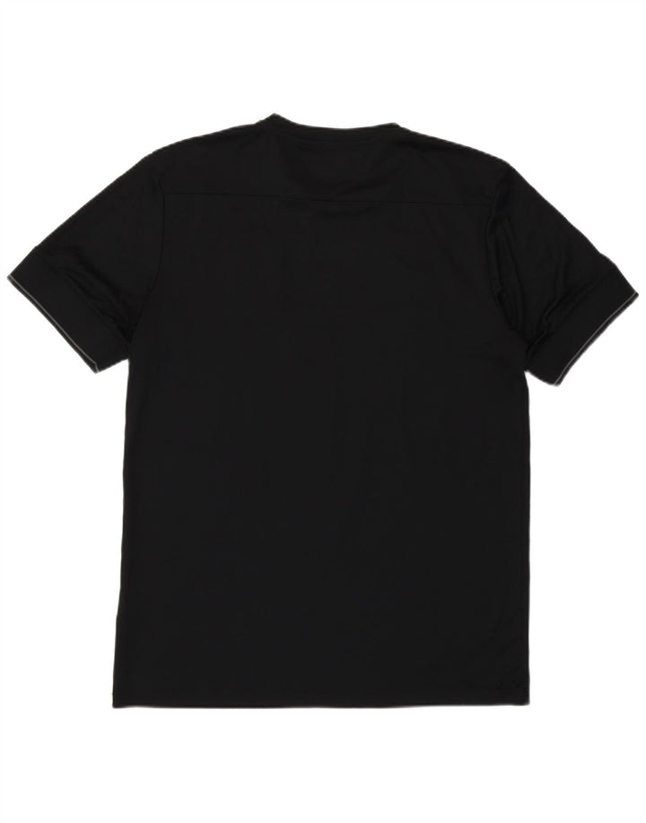 Camiseta Nike Dri Fit para hombre Top poliéster negro mediano