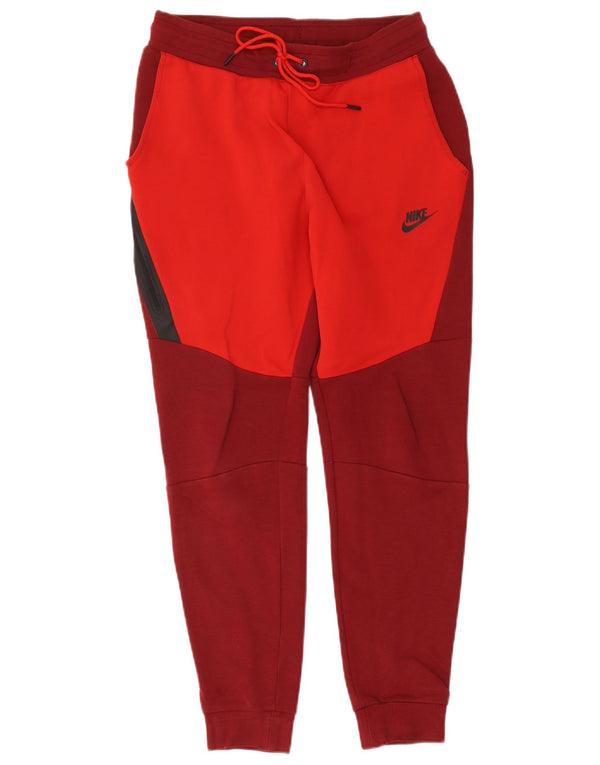Nike Pantalones de chándal para Hombre Joggers Small Borgoña Colorblock Sports