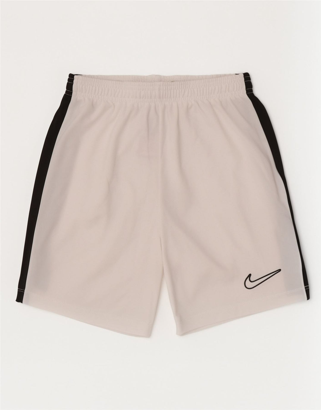 Nike Pantalones cortos deportivos para niños 10-11 años Mediano Blanco Poliéster