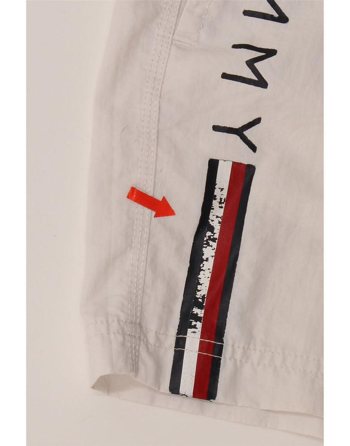 Tommy Hilfiger Shorts de baño gráficos para Mujer UK 12 Medium White
