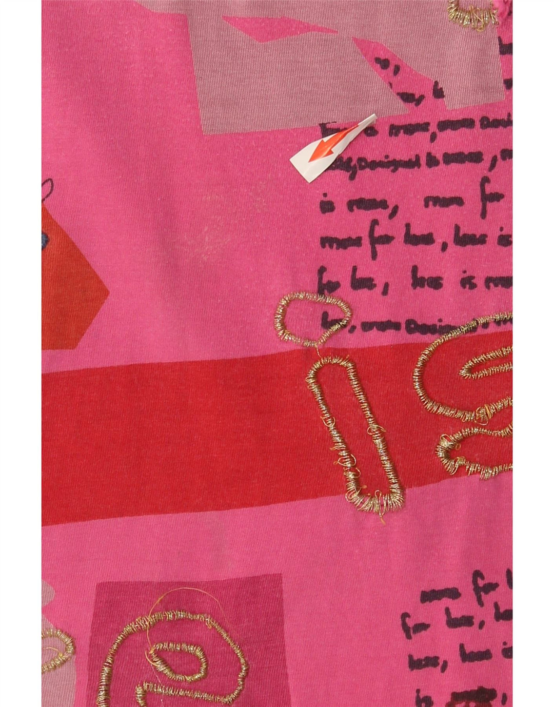 Desigual Minifalda Gráfica Mediana W34 Rosa |