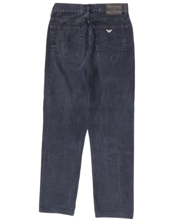 Jeans Armani Mujer Rectos W32 L32 Azul Marino Algodón