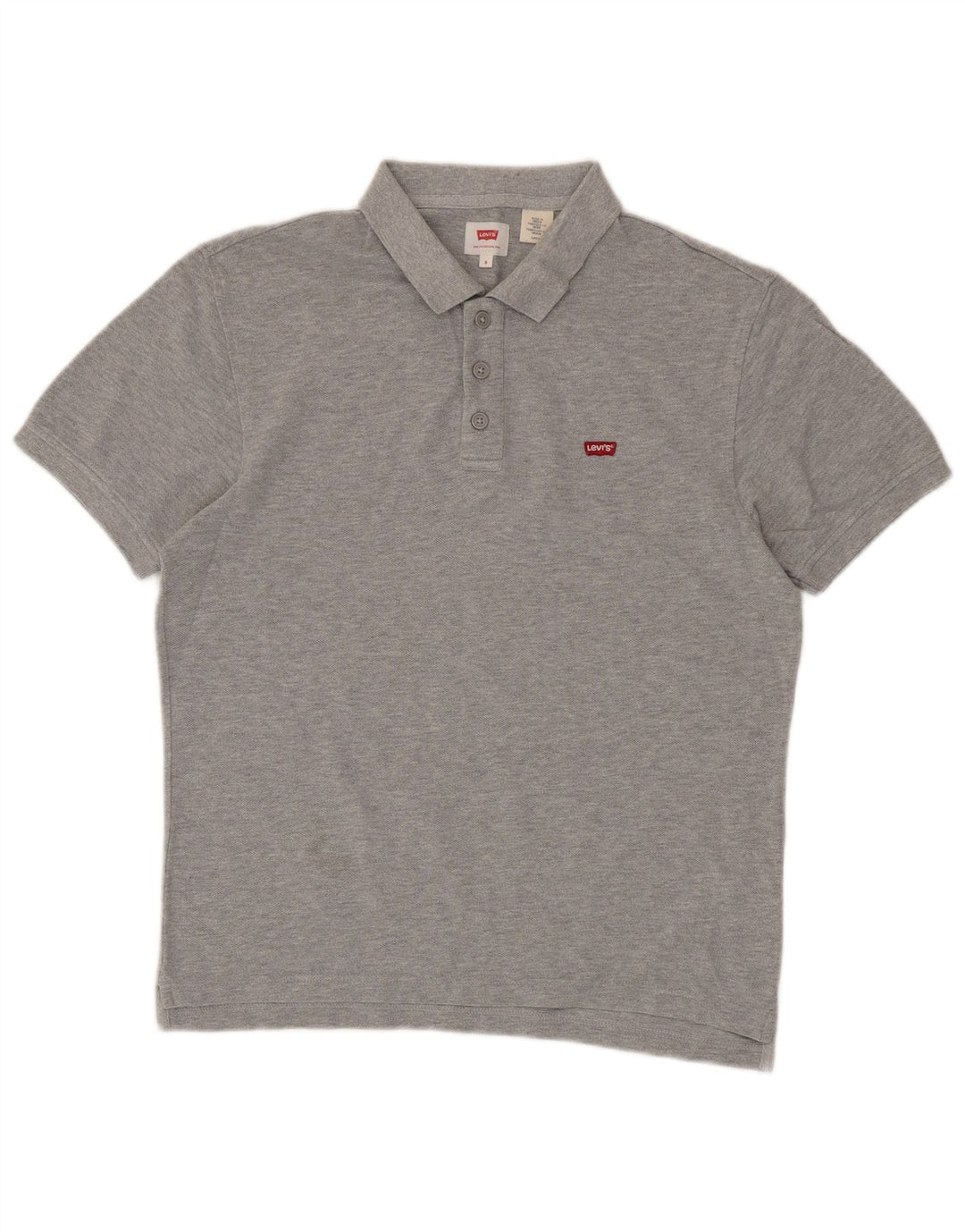 LEVI'S Polo Hombre Pequeño Algodón Gris