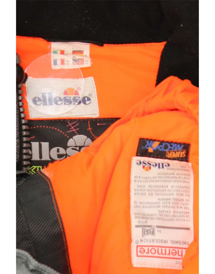 Ellesse Chaqueta de esquí holgada para hombre IT 50 Large Black Colourblock