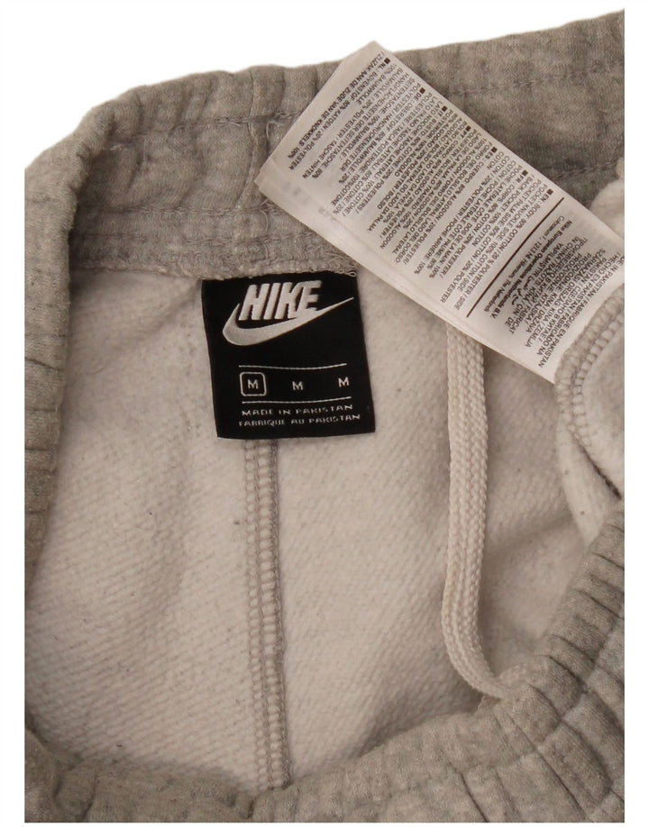 Nike Mujer Graphic Chándal Pantalones Joggers UK 12 Algodón Gris Medio