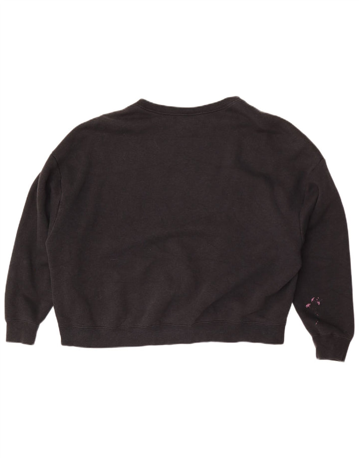 Nike Air Graphic - Sudadera extragrande para mujer, talla 40, color negro