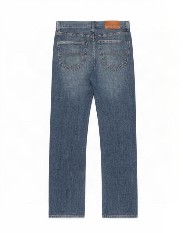 Tommy Hilfiger Vaqueros rectos de ajuste fácil para hombre W30 L32 Algodón azul
