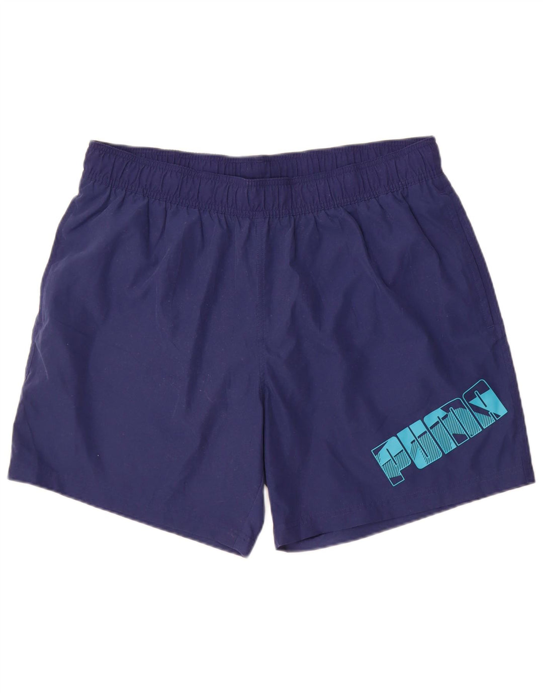 Puma Pantalones cortos deportivos gráficos para hombre XL Poliéster azul marino