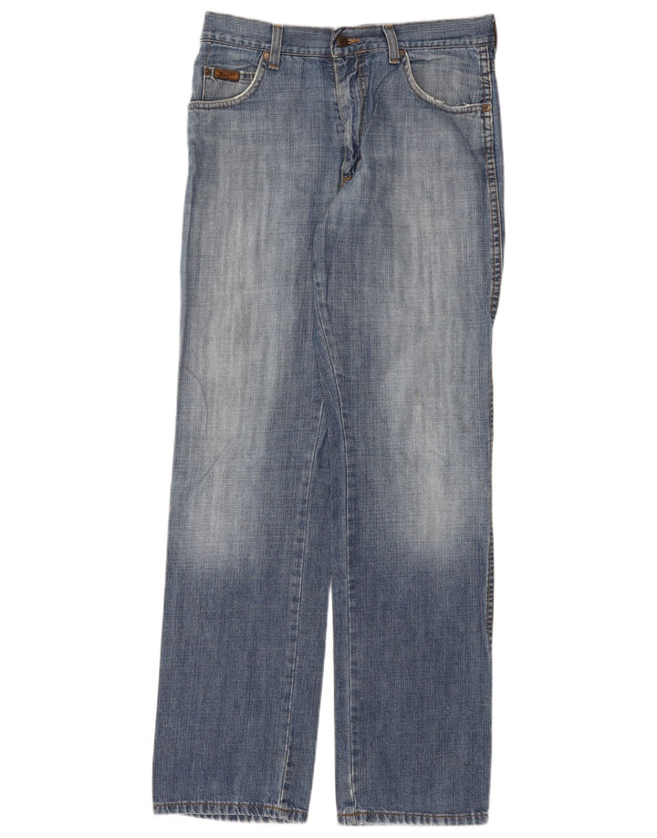 Wrangler Vaqueros rectos de corte regular para hombre W32 L32 Algodón azul