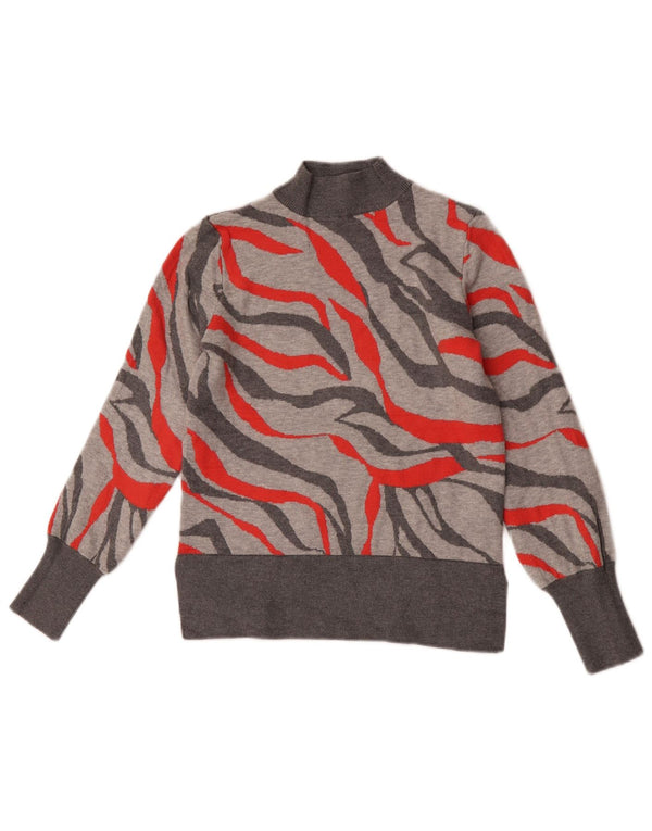 Marks & Spencer Suéter con Cuello Alto para Mujer UK 8 Small Gris