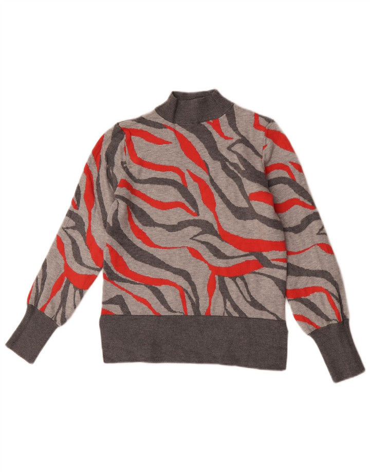 Marks & Spencer Suéter con Cuello Alto para Mujer UK 8 Small Gris