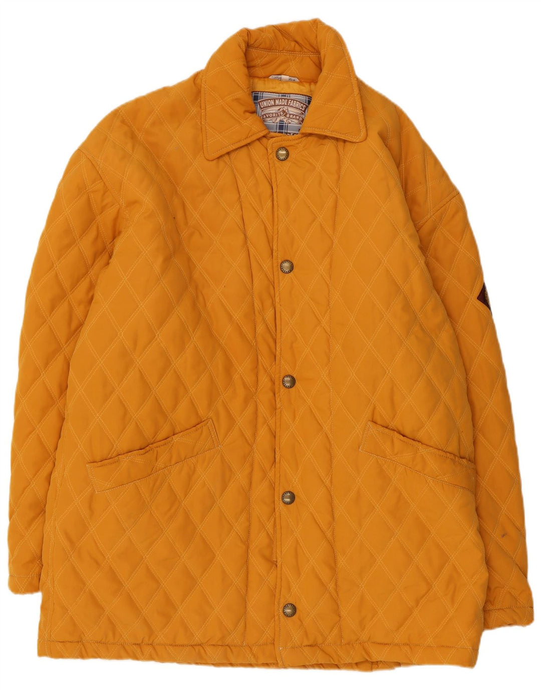 Raybest Chaqueta acolchada para hombre UK 40 Large Yellow