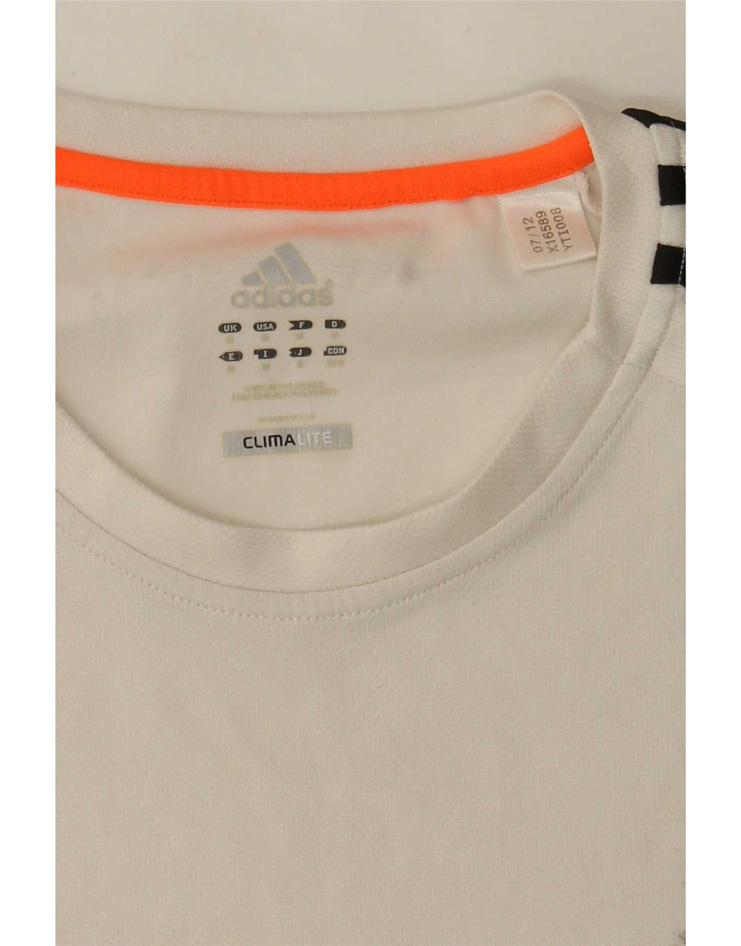 Adidas Hombre Climalite Chaleco Top Medio Blanco