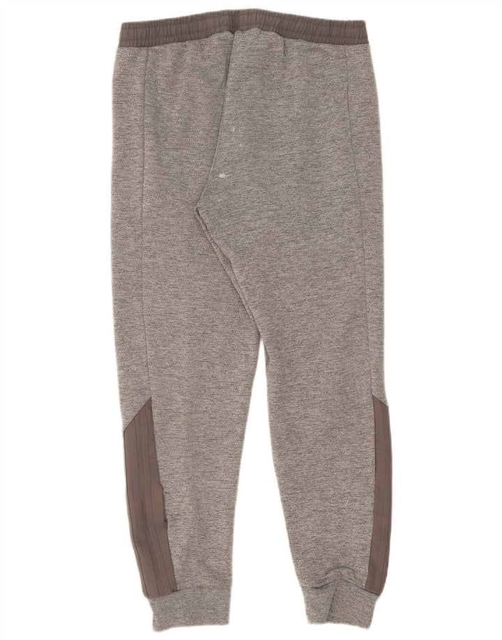 Adidas Hombre Pantalones De Chándal Joggers Gris Medio Colorblock Poliéster