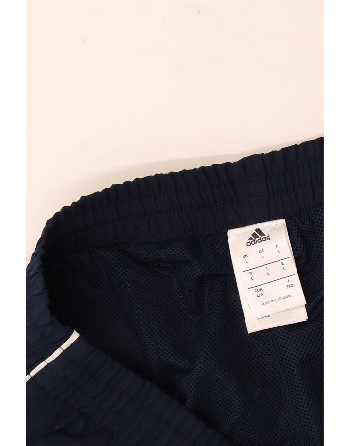 Adidas Hombre Graphic Chándal Pantalones Joggers Grande Azul Marino Poliéster