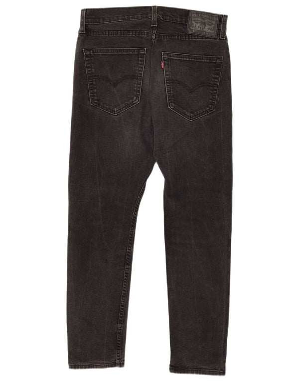 Levi's Hombre 512 Slim Tapered Jeans W31 L27 Algodón Negro