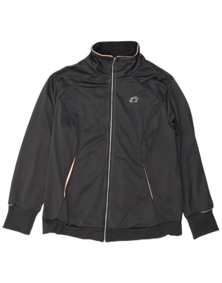 Lotto Chaqueta de Chándal para Mujer UK 20 2XL Gris Poliéster