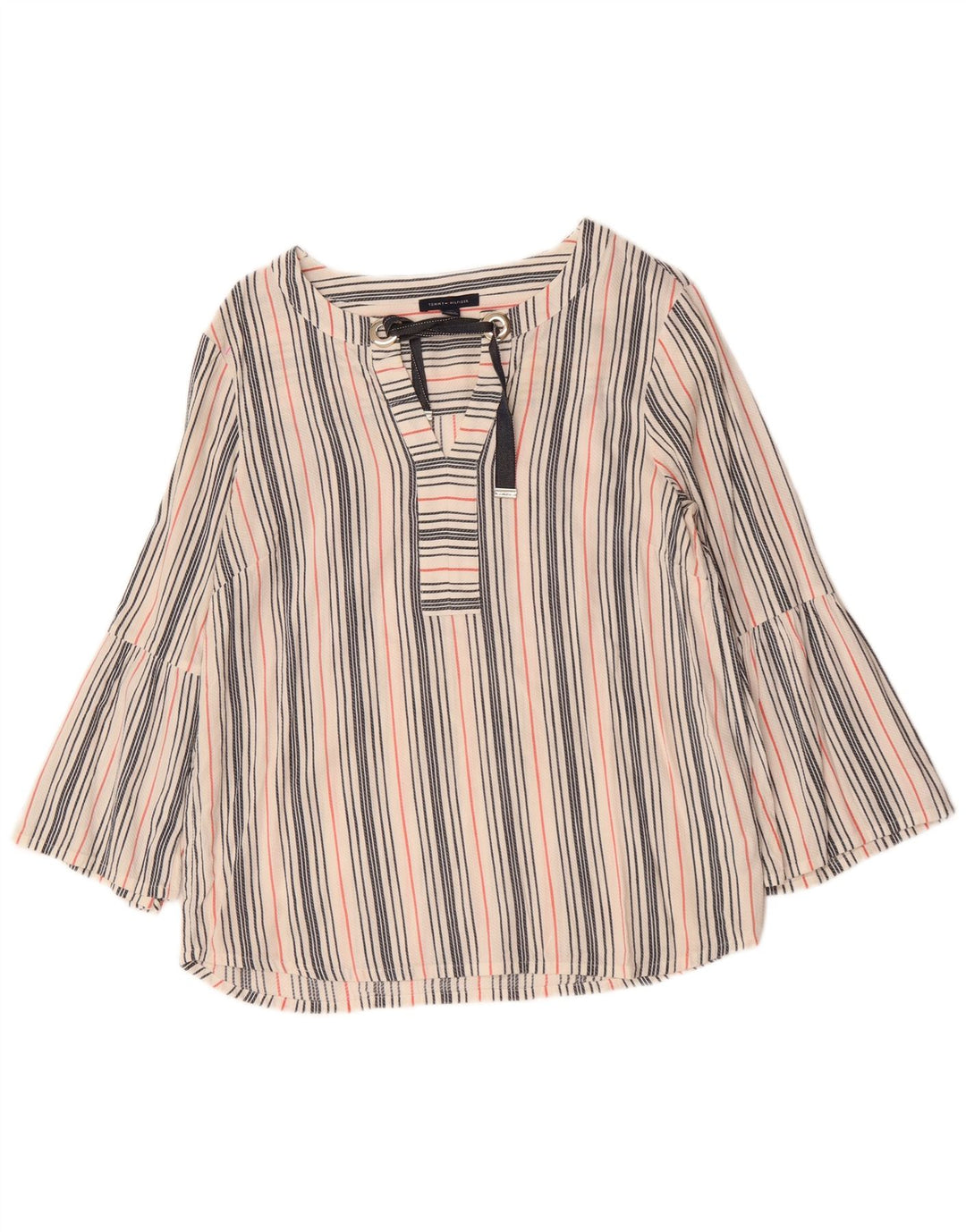TOMMY HILFIGER Blusa para mujer Top UK 46 Grande Rayas multicolores