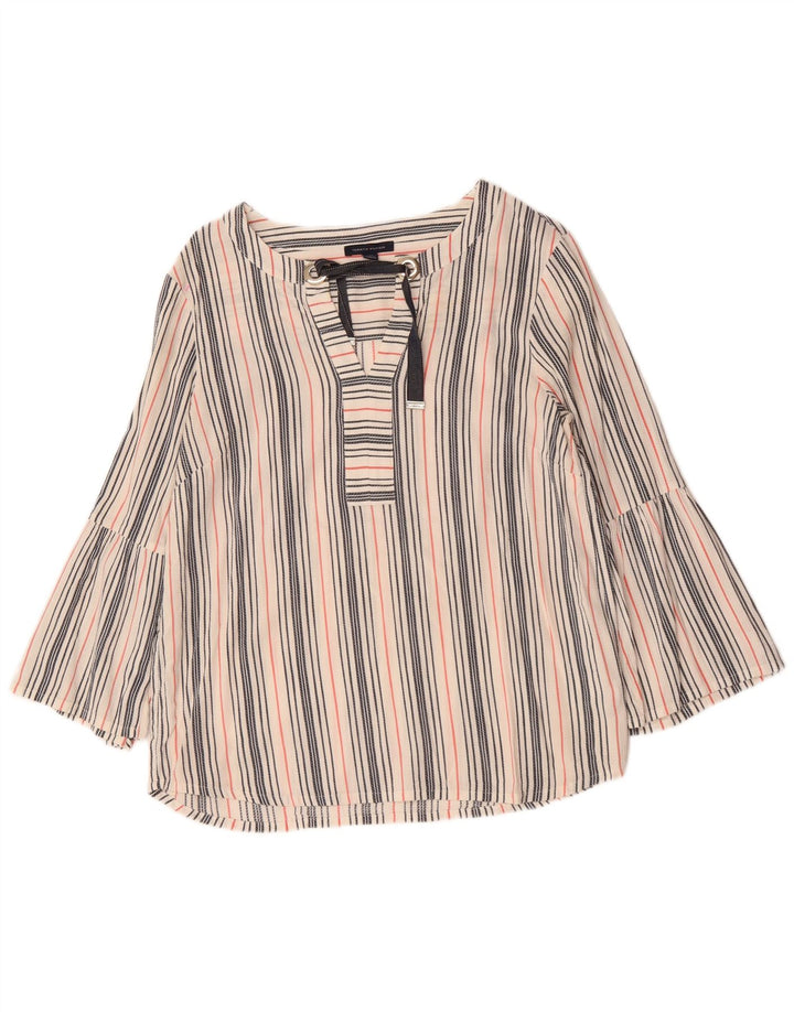TOMMY HILFIGER Blusa para mujer Top UK 46 Grande Rayas multicolores